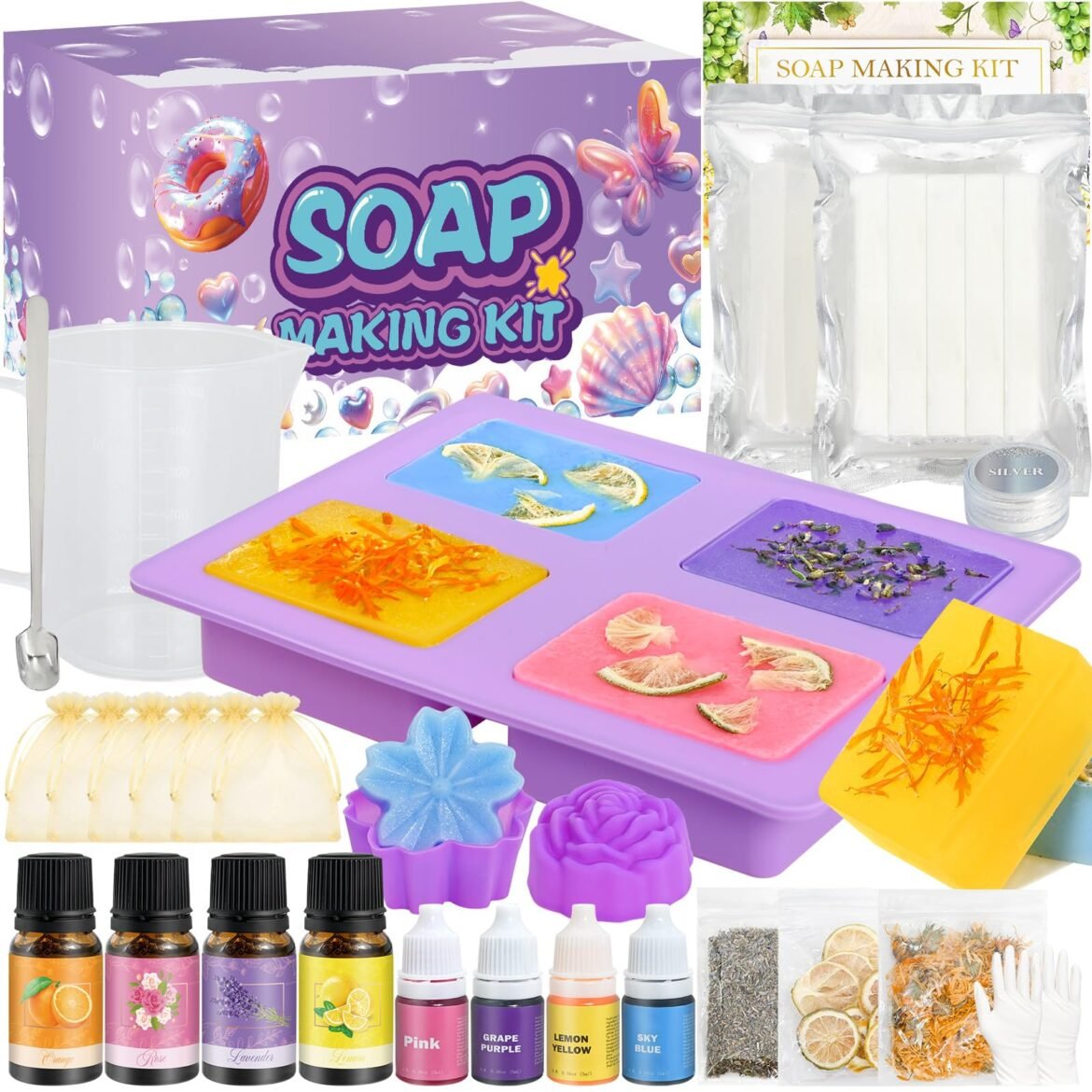 Seife selber machen mit Kindern: Kreative DIY-Ideen für Spaß, Lernen und natürliche Pflege